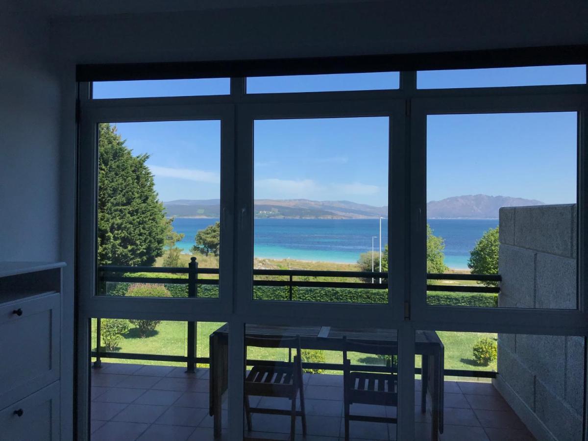 Apartamento Con Terraza Primera Linea De Playa Finisterre Εξωτερικό φωτογραφία